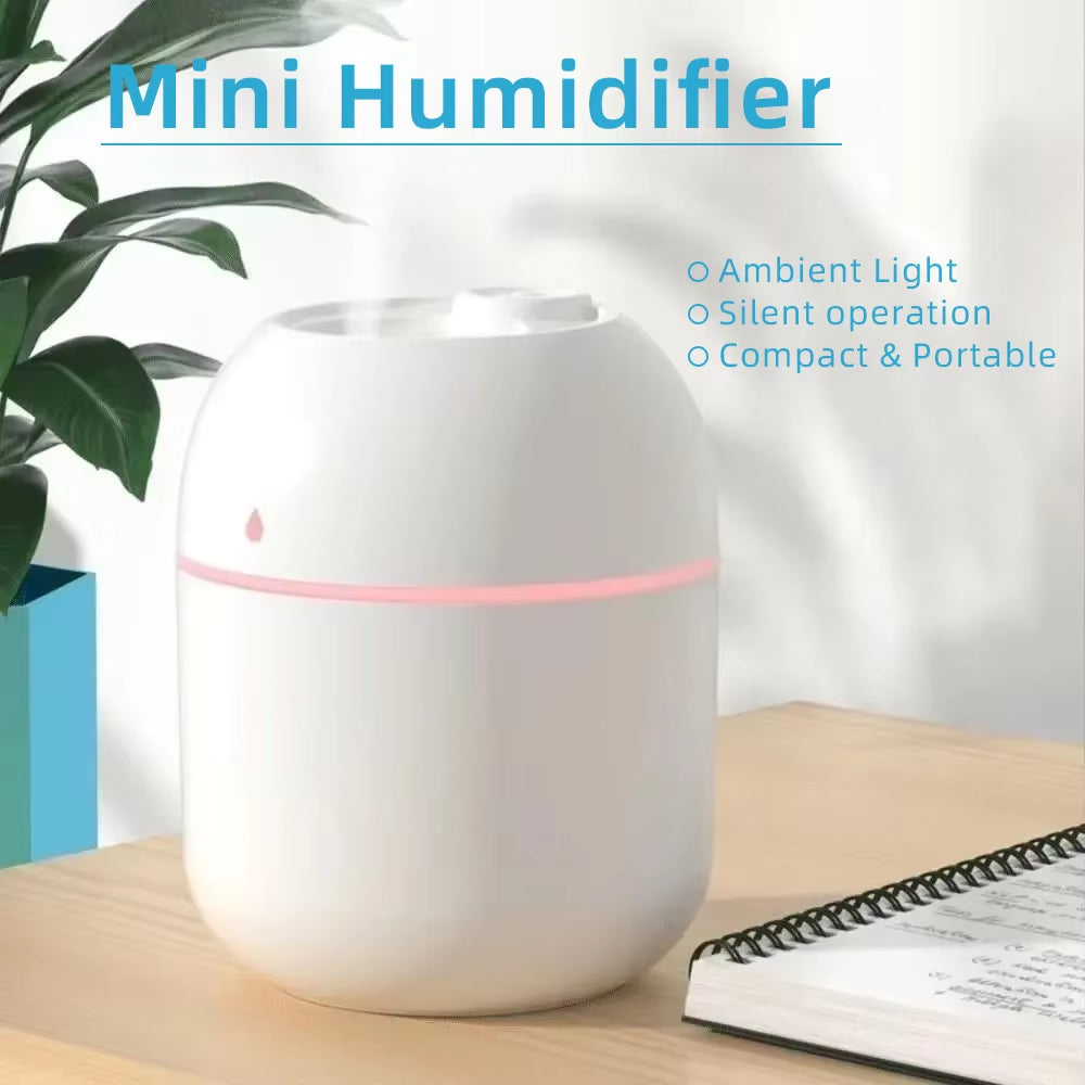 Mini Portable Water Drop Air Humidifier USB Desktop Indoor Household Mute Air Atomization Humidifier